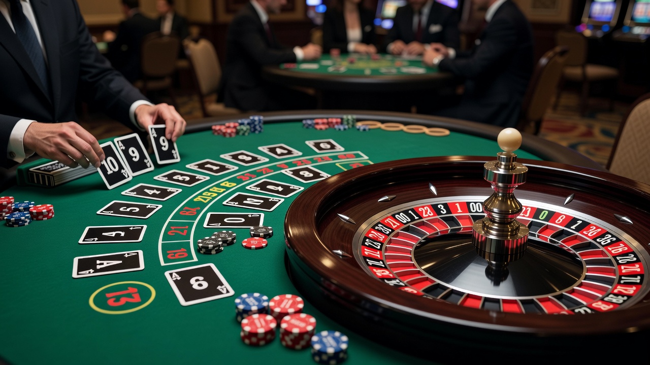 Essential Numbers in Blackjack and Roulette